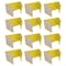 Flipside 12in X 48in  Yellow Corrugated Study Carrel 5/32in, 12PK 60053-12 - alternate 1